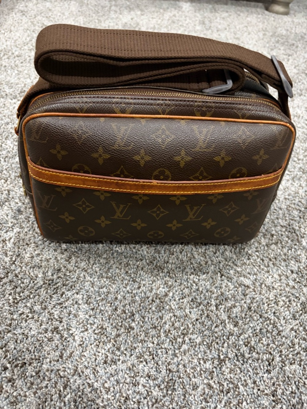 Louis Vuitton Reporter GM Monogram Crossbody Bag Authentic Vintage - Picture 3 of 13